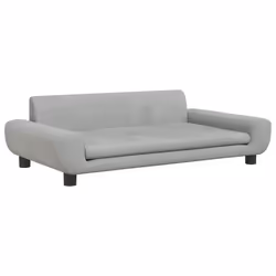 Divano per Bambini Grigio Chiaro 100x54x33 cm in Vellutocod mxl 117793 - Vista aggiuntiva 2