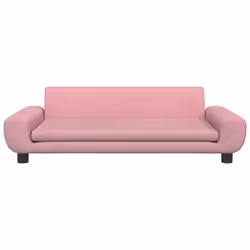 Divano per Bambini Rosa 100x54x33 cm in Vellutocod mxl 117794 - Vista aggiuntiva 3
