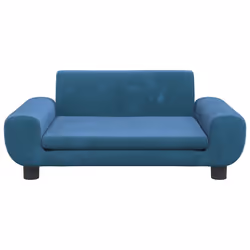 Divano per Bambini Blu 70x45x33 cm in Vellutocod mxl 69839 - Vista aggiuntiva 3