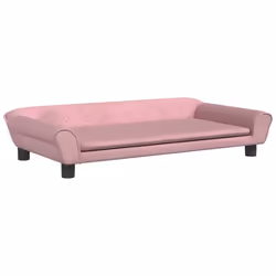 Divano per Bambini Rosa 100x50x26 cm in Vellutocod mxl 117797 - Vista aggiuntiva 2
