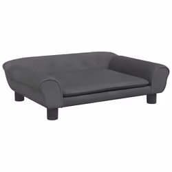 Divano per Bambini Grigio Scuro 70x45x26 cm in Vellutocod mxl 69840 - Vista aggiuntiva 2