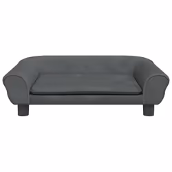 Divano per Bambini Grigio Scuro 70x45x26 cm in Vellutocod mxl 69840 - Vista aggiuntiva 3