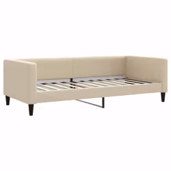 Divano Letto con Materasso Crema 90x200 cm in Tessutocod mxl 71835 - Vista aggiuntiva 3