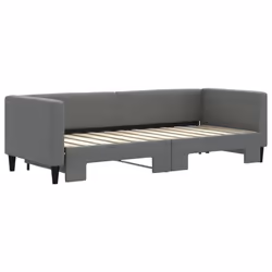Divano Letto con Letto Estraibile Grigio Scuro 80x200 Tessutocod mxl 130606 - Vista aggiuntiva 3