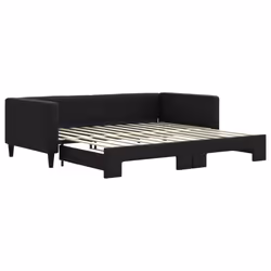 Divano Letto con Letto Estraibile Nero 100x200 cm in Tessutocod mxl 82665 - Vista aggiuntiva 2