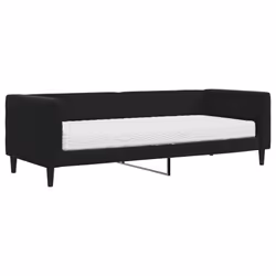 Divano Letto con Materasso Nero 80x200 cm in Vellutocod mxl 119794 - Vista aggiuntiva 2
