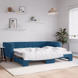 Questo letto da giorno 2 in 1 con il letto estraibile, che funge sia da divano che da letto, è un'aggiunta pratica e accattiv ...