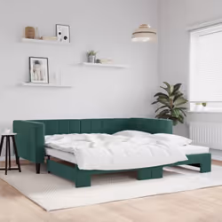 Questo letto da giorno 2 in 1 con il letto estraibile, che funge sia da divano che da letto, è un'aggiunta pratica e accattiv ...