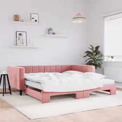 VidaXL 3196725 divano Divano letto Rosa