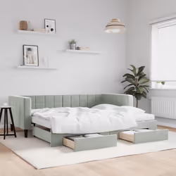 VidaXL 3196756 divano Divano letto Grigio