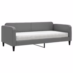 Divano Letto con Materasso Grigio Scuro 90x200 cm in Tessutocod mxl 74455 - Vista aggiuntiva 2