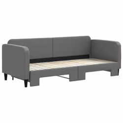Divano Letto con Letto Estraibile Grigio Scuro 80x200 Tessutocod mxl 130587 - Vista aggiuntiva 3