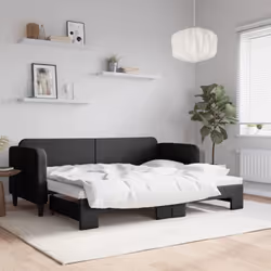 Questo letto da giorno 2 in 1 con il letto estraibile, che funge sia da divano che da letto, è un'aggiunta pratica e accattiv ...