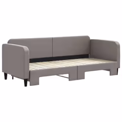 Divano Letto con Letto Estraibile Tortora 80x200 cm Tessutocod mxl 82671 - Vista aggiuntiva 3