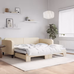 VidaXL 3196825 divano Divano letto Crema