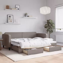 Questo letto da giorno 2 in 1 con il letto estraibile, che funge sia da divano che da letto, è un'aggiunta pratica e accattiv ...