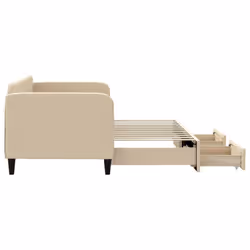 VidaXL 3196851 divano Divano letto Crema - Vista aggiuntiva 4