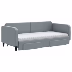 VidaXL 3196870 divano Divano letto Grigio - Vista aggiuntiva 3