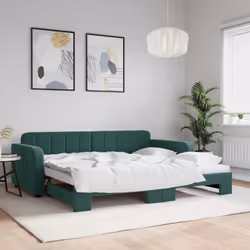 Questo letto da giorno 2 in 1 con il letto estraibile, che funge sia da divano che da letto, è un'aggiunta pratica e accattiv ...