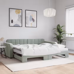 VidaXL 3196953 divano Divano letto Grigio