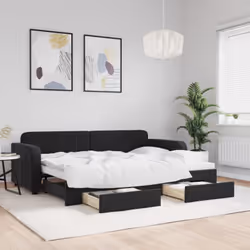 Questo letto da giorno 2 in 1 con il letto estraibile, che funge sia da divano che da letto, è un'aggiunta pratica e accattiv ...