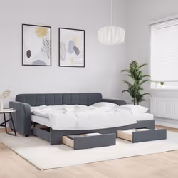 VidaXL 3196995 divano Divano letto Grigio