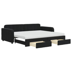 VidaXL 3196998 divano Divano letto Nero