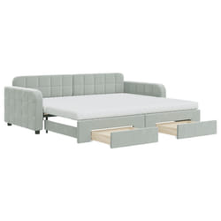 VidaXL 3197008 divano Divano letto Grigio