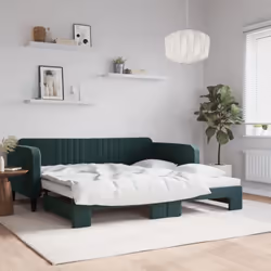 Questo letto da giorno 2 in 1 con il letto estraibile, che funge sia da divano che da letto, è un'aggiunta pratica e accattiv ...