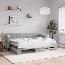 VidaXL 3197080 divano Divano letto Grigio