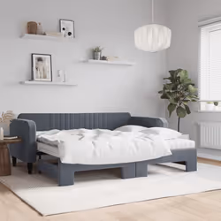 VidaXL 3197088 divano Divano letto Grigio - Vista aggiuntiva 2