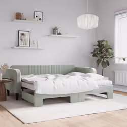 VidaXL 3197100 divano Divano letto Grigio