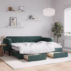 Questo letto da giorno 2 in 1 con il letto estraibile, che funge sia da divano che da letto, è un'aggiunta pratica e accattiv ...