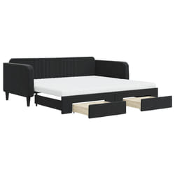 VidaXL 3197150 divano Divano letto Nero