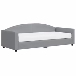Divano Letto con Materasso Grigio Chiaro 90x200 cm in Tessutocod mxl 120843