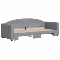 Divano Letto con Letto Estraibile Grigio Chiaro 80x200 Tessutocod mxl 82677 - Vista aggiuntiva 3