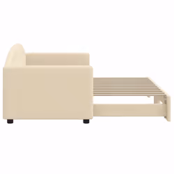 VidaXL 3197187 divano Divano letto Crema - Vista aggiuntiva 4