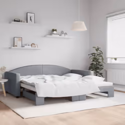 Questo letto da giorno 2 in 1 con il letto estraibile, che funge sia da divano che da letto, è un'aggiunta pratica e accattiv ...