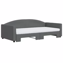 Divano Letto Estraibile Materassi Grigio Scuro 100x200 Tessutocod mxl 106631 - Vista aggiuntiva 3