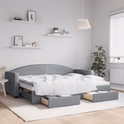 VidaXL 3197219 divano Divano letto Grigio