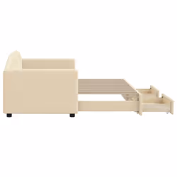 VidaXL 3197228 divano Divano letto Crema - Vista aggiuntiva 4