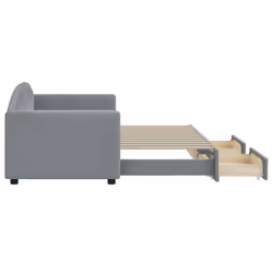 VidaXL 3197229 divano Divano letto Grigio - Vista aggiuntiva 4