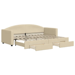 VidaXL 3197233 divano Divano letto Crema
