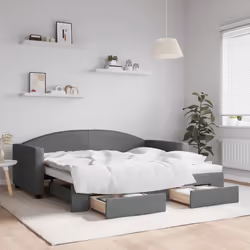 VidaXL 3197235 divano Divano letto Grigio