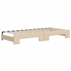 VidaXL 3197246 divano Divano letto Crema - Vista aggiuntiva 5
