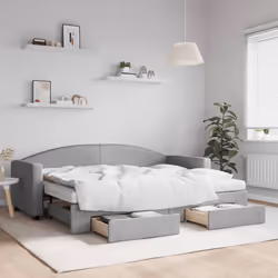 VidaXL 3197252 divano Divano letto Grigio