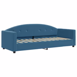 Divano Letto con Materasso Blu 80x200 cm in Vellutocod mxl 119754 - Vista aggiuntiva 3