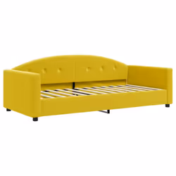 VidaXL 3197282 divano Divano letto Giallo - Vista aggiuntiva 3