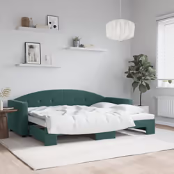 Questo letto da giorno 2 in 1 con il letto estraibile, che funge sia da divano che da letto, è un'aggiunta pratica e accattiv ...