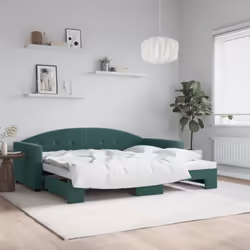 Questo letto da giorno 2 in 1 con il letto estraibile, che funge sia da divano che da letto, è un'aggiunta pratica e accattiv ...